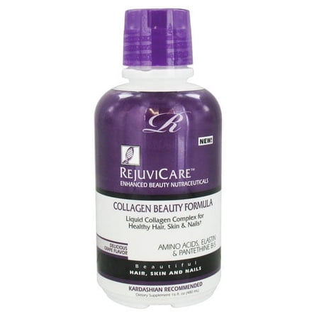 Rejuvicare Collagen Beauty Formula, Delicious Grape - 16 Oz