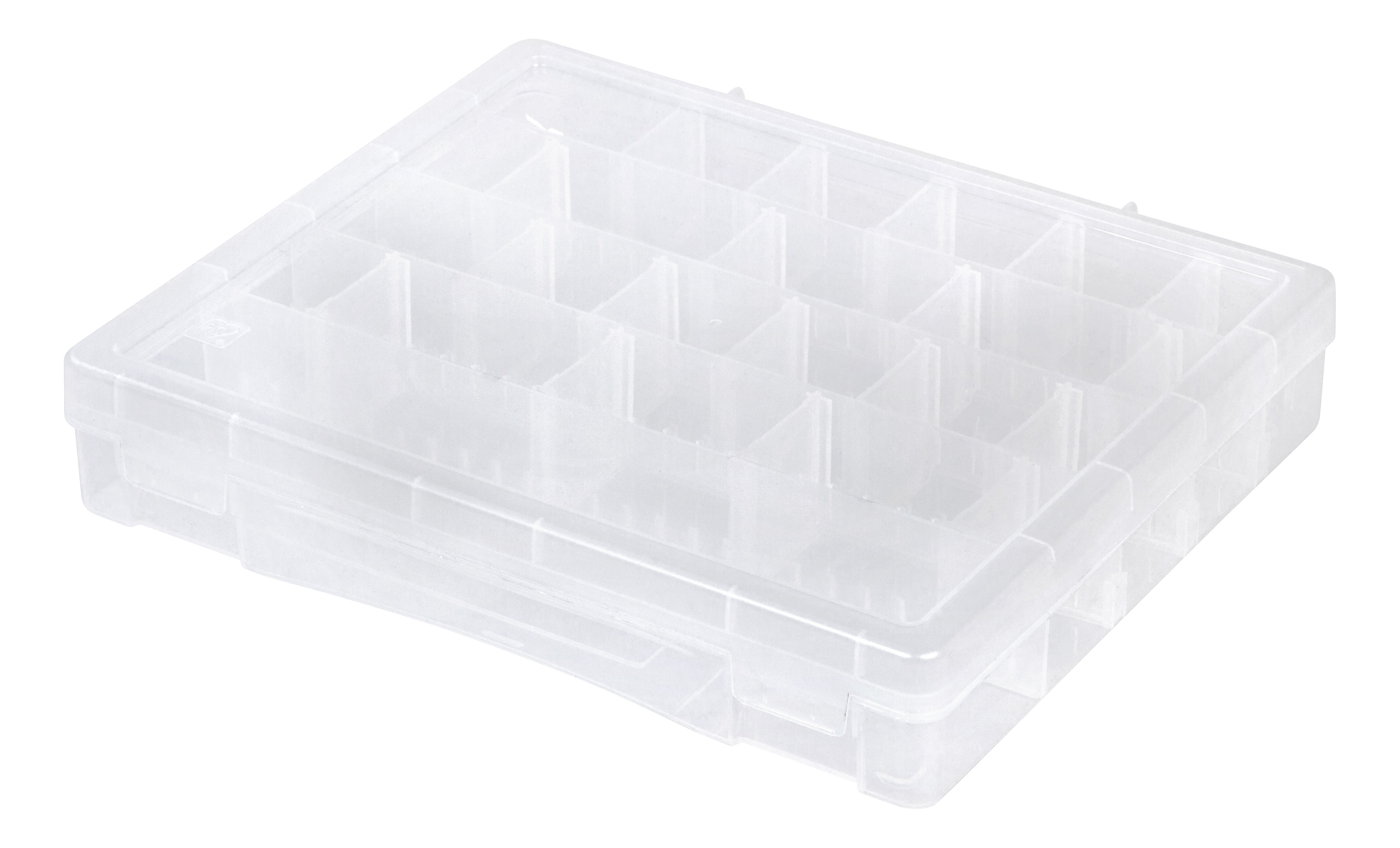 IRIS USA Large Plastic Divided Storage Case, Clear, 1 Pack - Walmart ...