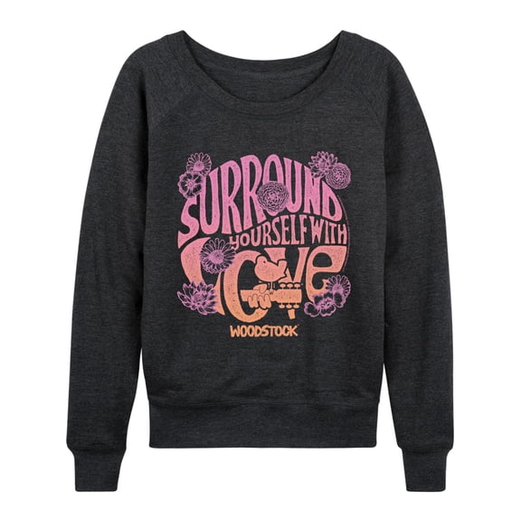 Woodstock - Surround W Love - Women's French Terry Long Sleeve Pullover