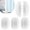 White, variant on Dznils Magnetic Shower Curtain Weights, Waterproof Silicone Shower Curtain Liner Magnets, Set of 4