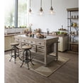 thumbnail image 3 of Creative Co-Op Distressed Mango Wood Ceiling Light, Brown and Natural, 3 of 9