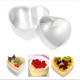 thumbnail image 1 of Juego de tartas en forma de corazón de aluminio de 10 pulgadas, molde de chocolate para hornear con fondo extraíble LYD Suministros para hornear, 1 of 7