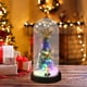 thumbnail image 5 of Mini adorno navideño con luz LED de colores | Lámpara navideña decorativa con cubierta de vidrio | Decoración multicolor a pilas para escritorio y árbol | Adorno festivo de temporada, 5 of 6