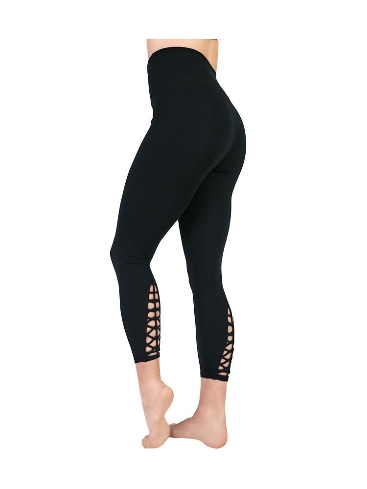 reebok women's stretch cotton moto tights