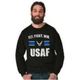 thumbnail image 5 of US Air Force Fly Fight Win USAF Sweatshirt for Men or Women Brisco Brands S, 5 of 6
