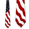 thumbnail image 1 of US Flag Giant Vertical  Necktie Mens Tie by Tieguy, 1 of 3