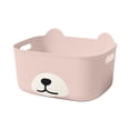 thumbnail image 1 of Cute Bear Storage Box, Desk Organizer, Plastic Storage Stationery, Office Books Storage, Decorative Storage Box, Small Desk Storage, Portable Storage, Foldable Storage Box, for Bedroom, 1 of 5