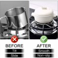 thumbnail image 5 of Stainless Steel Gas Stove Reducers - Gas Stove Rack - Top Rack - Wok Holder 14cm 2Pcs Silver, 5 of 5