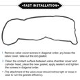 thumbnail image 6 of Valve Cover Gasket No.1121320020 for Lexus ES300 1994-1998 Cylinder Head Valve Seal Gasket, 6 of 6