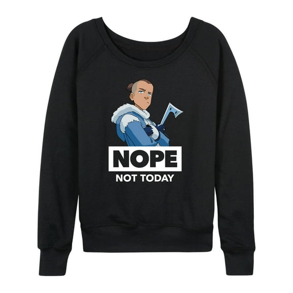 Avatar - The Last Airbender - Sokka Nope - Women's Lightweight French Terry Long Sleeve Shirt