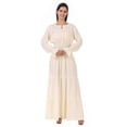 thumbnail image 3 of ThePirateDressing Women’s Renaissance Medieval Peasant Smocked Maxi Dress, 100% Rayon, 3 of 6