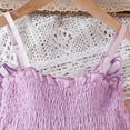 thumbnail image 3 of JUoaLXG Toddler Girls Casual Dresses Summer Meshsleeveless Suspenders Dance Party Princess Dress Outwear,Purple,2-3 Years, 3 of 6