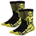 thumbnail image 2 of Calcetines Transpirables AeroX SockStarWar02 C3PO 2 Pares 6.5-10.5US, 2 of 2