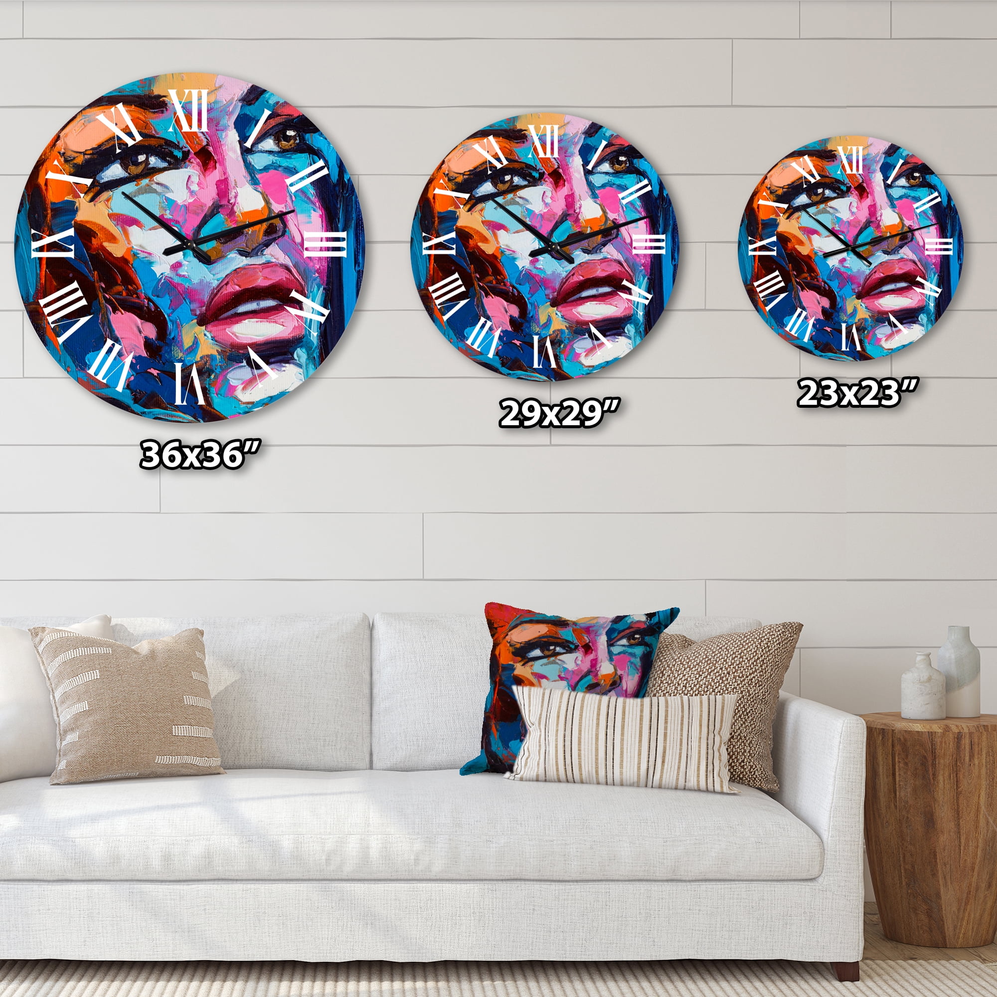 Designart 1 in Quartz Modern/Contemporary Wall Clock