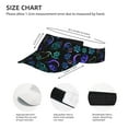 thumbnail image 3 of Paw Print Heart Print Visor Hats for Women with Print - Adjustable Sports Sun Hat, Breathable Polyester, Unisex Casual & Outdoor Cap, 3 of 5