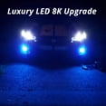 thumbnail image 6 of Alla Lighting 2800lm H10 9145 LED Fog Lights Bulbs 8000K Ice Blue Xtreme Super Bright Fog Light COB-72 PY20D 9140 9155 9040 9045 Replacement, 6 of 9