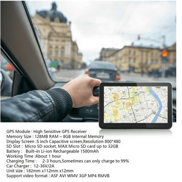 5-Inch Car GPS Navigation System, 8GB, Voice Navigation 5-Inch Car GPS Navigation System, 8GB, Voice Navigation