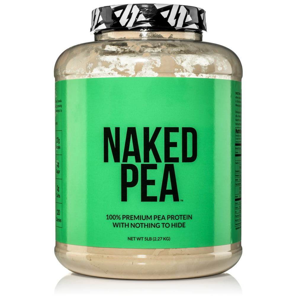 Naked Nutrition Naked Pea Protein Powder, Unflavored, 76 Servings