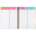 thumbnail image 4 of See It Bigger Undated New Parent Planner -12-Month Monthly/Weekly Baby Tracker- 9.25" x 11.25"- Floral Design- Large Print, Dual Spiral Bound Organizer for Feedings, Diapers, Naps, Milestones & More, 4 of 4