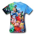 thumbnail image 2 of Justice League Group Sublimated T-Shirt-Large, 2 of 6
