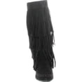 thumbnail image 4 of Womens 28-MUDD55 Closed Toe Mid Calf Knee High Mocassin Flat Boot, 4 of 4
