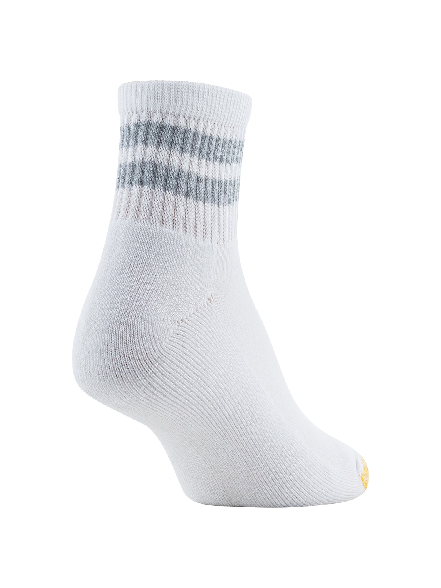 Goldtoe Edition Womens Half Cushion Quarter Socks, 6 Pairs