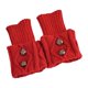thumbnail image 4 of 1 par de calentadores de piernas de punto, medias de invierno cálidas para mujer, puños de botas rojo, 4 of 9