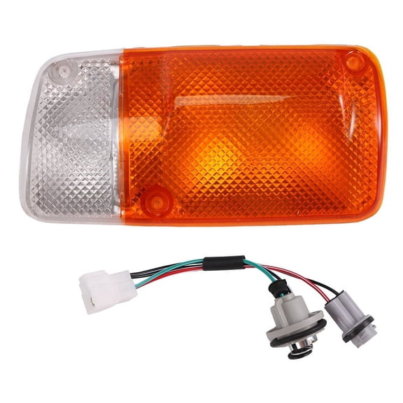 Left Corner Light Indicator Signal Lamp Replace for Patrol Y60 1987-1994 B6125-01J00,1 * Turn signal light(The color of the wire interface is random,The specified color is not accepted),Gray&Yellow