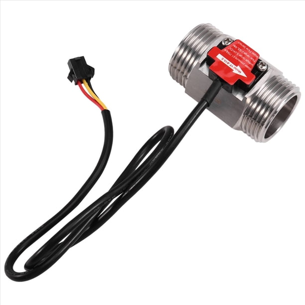 Medidor de Flujo de Efecto Hall -B10-S de 1 Pulgada, Sensor de Flujo de Agua, Medidor de Flujo de Líquido, Sensor de Caudal de Fluido Industrial para Plomería.