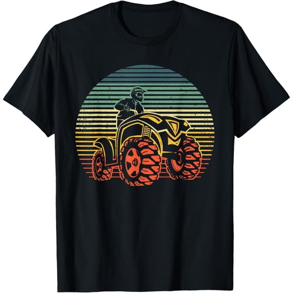 t-shirt Cool ATV Art For Men Women Quad Off Road Riding 4 Wheeler T-Shirt.