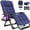 Blue, variant on DKMOCO Oversized XL Zero Gravity Chair, 29" Extra Wide Recline Chair w/Upgraded Lock and Wider Cup Holder, Camping Lawn Chair for Patio Outdoor Office,Fossil Gray