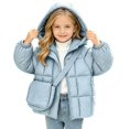 thumbnail image 3 of Liyamei Kids Hooded Padded Jacket with Zipper for Winter Lightweight Outdoor Wear Size 3-4 Years, 3 of 5