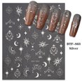 thumbnail image 1 of Nail Enhancement 3D Sticker 3D Gold Stamping Shining Sun Star Shining Back Adhesive Nail Stick, 1 of 3