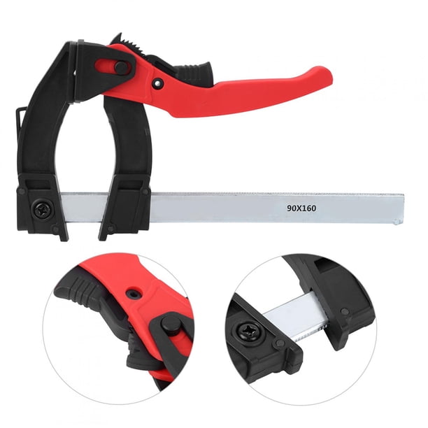 F DIY Carpintería Trinquete Fijación Rápida F Abrazaderas Barra Clips Carpintería Accesorio Herramienta De Mano