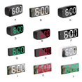 thumbnail image 2 of Alarm Clock Digital Electronic Bedroom Bedside Temperature Display Thermometer Snooze Portable Desktop Date Calendar Household Type 11, 2 of 9
