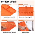 thumbnail image 4 of Silicone Grill Mat with Grease Cup, Compatible with Blackstone, Heat-resistant Spatula Silicone Mat with Drip Pad, Silicone Griddle Tools for Outdoor Grill, Kitchen Counter, 4 of 6
