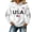 White, variant on Hpapadks Womens Hoodie Women's Patriotic Print Pullover Hoodie Soft Fleece Top Womens Sweatshirts