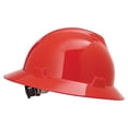 thumbnail image 1 of V-Gard Protective Hat, Fas-Trac III, Full Brim Hat, Slotted, Orange | Bundle of 5 Each, 1 of 1