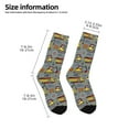 thumbnail image 5 of Junzan Funny Construction Mens Funny Socks For Men Women Colorful Fun Novelty Crew Patterned Socks, 5 of 9