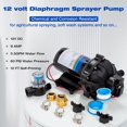 thumbnail image 2 of Bomba pulverizadora Ceelpeopar 12 V 5.5 GPM 60 PSI autocebante, 2 of 7