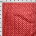 thumbnail image 3 of oneOone Cotton Flex Red Fabric Merry Christmas Dress Material Fabric Print Fabric By The Yard 40 Inch Wide-55R, 3 of 4