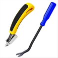 thumbnail image 1 of Staple Remover,Upholstery and Construction Staple Puller Yellow+Blue, 1 of 5