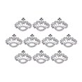 thumbnail image 1 of 10 Uds. Botones de de imitación de corona de aleación, adornos artesanales, botones de 24mm para accesorios para el cabello, ramo, ropa de Zulema Botones de diamantes de imitación, 1 of 7