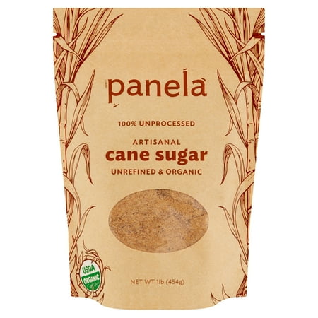Panela Artisanal Unrefined & Organic Cane Sugar, 1 lb, 8 pack