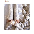 thumbnail image 3 of Spencer Women's Fashion Cotton Over the Knee Thigh High Socks Cable Knit Extra Long Boot Stocking Leg Warmers "White", 3 of 8