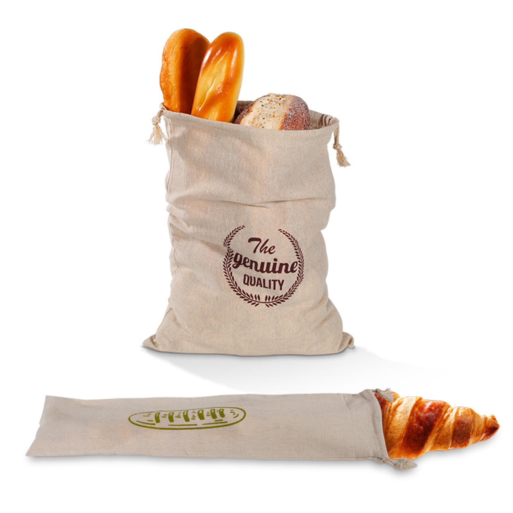 Think4earth – Mixed Set Bread/Baguette Bag - Reusable Freezer Bread Bag for  Homemade Bread Maker Gift Giving - Bread Container for Sourdough Loafs  Storage, Large Bread Bags for Homemade Bread. : Amazon.ca: Home