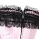 thumbnail image 2 of Sexy Satin Lace Overlay Corset Bustier Overbust Burlesque Corselet Top Bodyshaper Lingerie Showgirl Party Costume Plus Size, 2 of 3