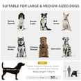 thumbnail image 4 of CoSoTower 1-Click Foldable Doggy Stroller for Medium Large Dogs, Pet Stroller with Storage, Smooth Ride with Shock Absorption, Mesh Window, Safety Leash, Big Dog Walking Stroller, Black, 4 of 7