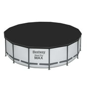 Bestway Round PVC 16 Pool Cover for Above Ground Pro Frame Pools (Cover Only)