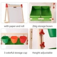 thumbnail image 4 of DUKE BABY 3-in-1 Kids Art Easel with Dry-Erase Board, Chalkboard, Paper Roll and Art Supply Storage- Green, 4 of 5